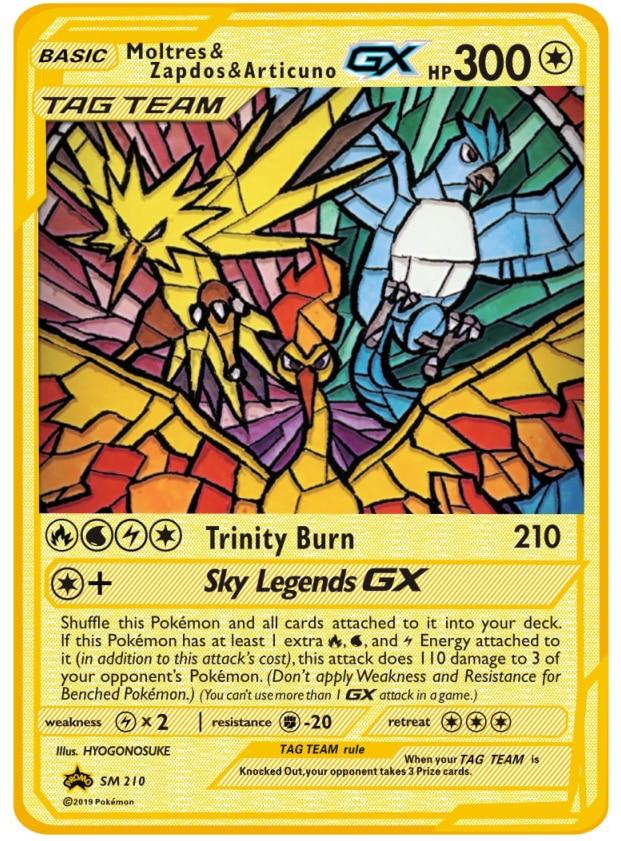Carte Pokémon Gold Métal - Sulfura, Électhor & Artikodin