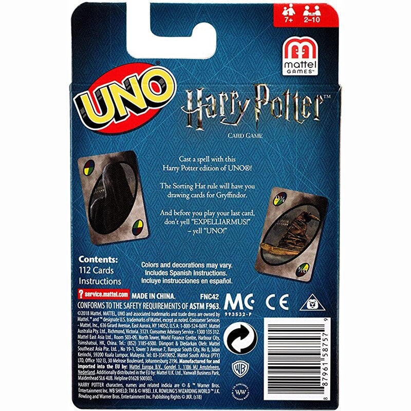 UNO - Harry Potter - Jeu de Société et Cartes