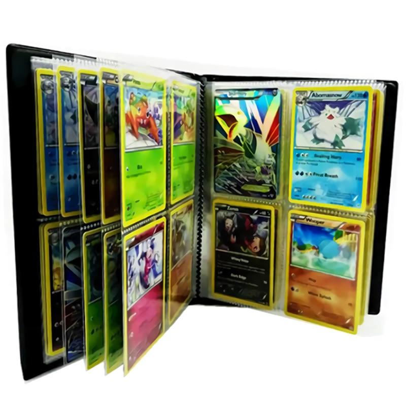 Pokémon Carte Album, Pokémon classeur pour Cartes Album Porte Cartes  Pokemon Album Capacité de 240 Cartes GX EX boîte (Sun and Mood)